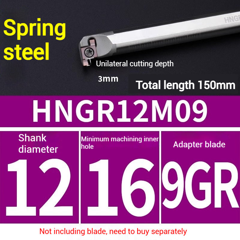 1020-Bore groove cutter small hole internal groove cutter grain deepening groove small bore cutter CNC cutter comma blade digging groove cutter bar Shandong Denso Pricision Tools Co.,Ltd.
